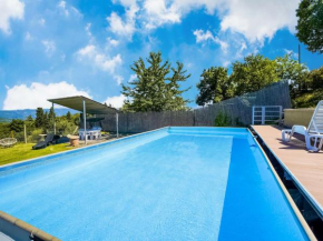 Villa with above ground swimming pool in the rolling Tuscan hills with a beautiful view, Pieve San Giovanni